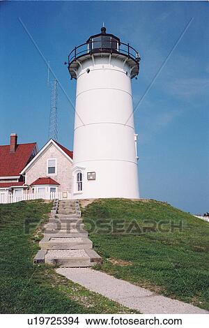 lighthouse located at Nobska Point, Massachusetts, United States View Large Photo Image Picture - lighthouse located at Nobska Point, Massachusetts, United States. Fotosearch