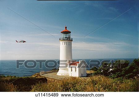 lighthouse located at NorthHead, Washington View Large Photo Image Stock Photo - lighthouse located at NorthHead, Washington. Fotosearch