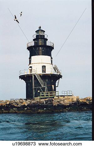lighthouse located at Orient Harbor, New York, United States View Large Photo Image Stock Image - lighthouse located at Orient Harbor, New York, United States. Fotosearch