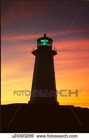 lighthouse located at Peggys Point, Nova Scotia View Large Photo Image Stock Photo - lighthouse located at Peggys Point, Nova Scotia. Fotosearch