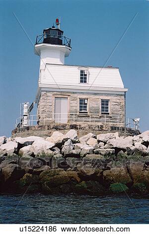 lighthouse located at PenfieldReef, Conneticut, United States View Large Photo Image Stock Photograph - lighthouse located at PenfieldReef, Conneticut, United States. Fotosearch
