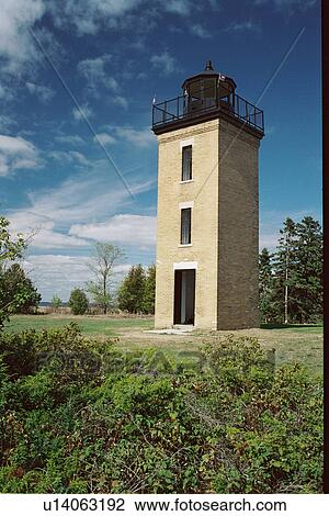 lighthouse located at PeninsulaPt, Michigan, United States View Large Photo Image Stock Image - lighthouse located at PeninsulaPt, Michigan, United States. Fotosearch