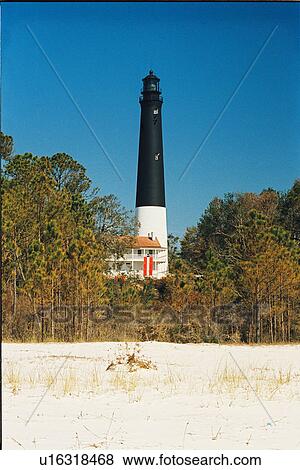 Stock Photo - lighthouse located at Pensacola, Florida, United States. Fotosearch