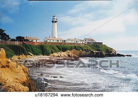 lighthouse located at Pidgeon Point, California, United States View Large Photo Image Picture - lighthouse located at Pidgeon Point, California, United States. Fotosearch