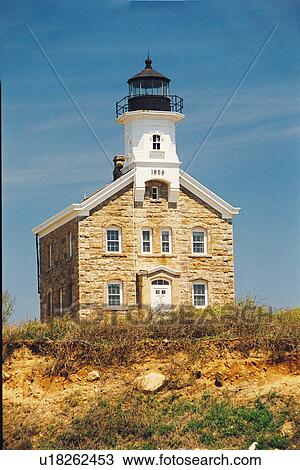 lighthouse located at Plum Island, New York, United States View Large Photo Image Stock Image - lighthouse located at Plum Island, New York, United States. Fotosearch