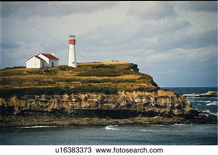 lighthouse located at Point Aconi, Nova Scotia View Large Photo Image Stock Image - lighthouse located at Point Aconi, Nova Scotia. Fotosearch