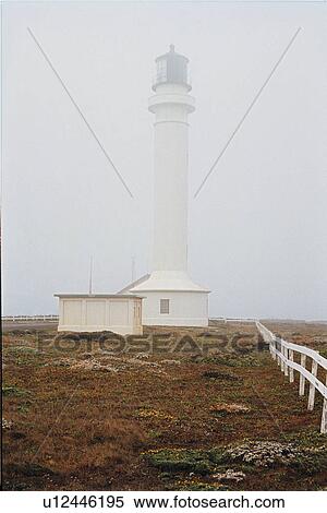 Stock Photography - lighthouse located at Point Arena, California, United States. Fotosearch