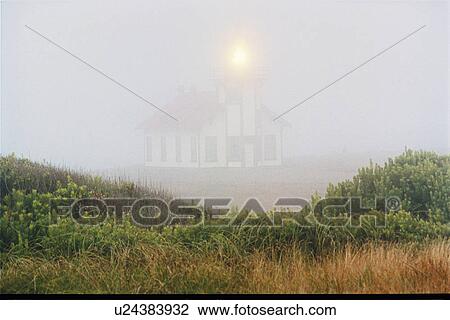 Stock Image - lighthouse located at Point Cabrillo, California, United States. Fotosearch