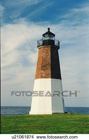 lighthouse located at Point Judith, Rhode Island, United States View Large Photo Image Picture - lighthouse located at Point Judith, Rhode Island, United States. Fotosearch