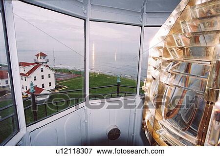 Stock Photo - lighthouse located at Point Judith, Rhode Island, United States. Fotosearch