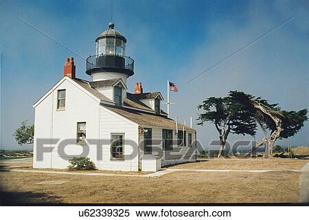 Stock Photography - lighthouse located at Point Pinos, California, United States. Fotosearch