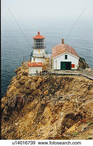 Stock Photo - lighthouse located at Point Reyes, California, United States. Fotosearch
