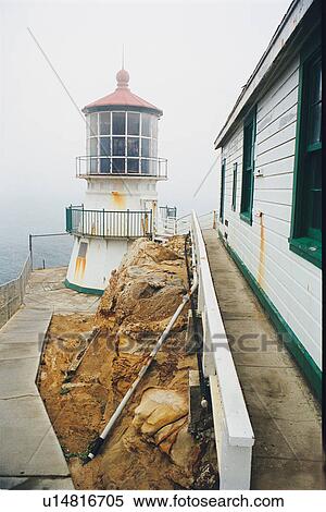 Stock Photography - lighthouse located at Point Reyes, California, United States. Fotosearch