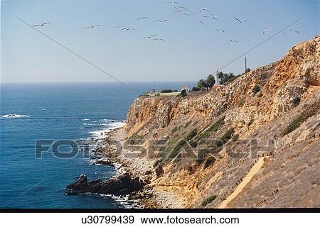 Stock Photo - lighthouse located at Point Vicente, California, United States. Fotosearch