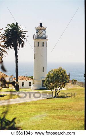 Stock Photography - lighthouse located at Point Vicente, California, United States. Fotosearch
