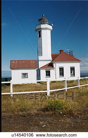 lighthouse located at Point Wilson, Washington View Large Photo Image Stock Photograph - lighthouse located at Point Wilson, Washington. Fotosearch