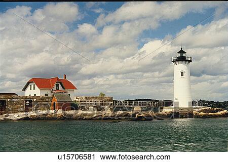 lighthouse located at Portsmouth Harbor, New Hampshire, United States View Large Photo Image Stock Image - lighthouse located at Portsmouth Harbor, New Hampshire, United States. Fotosearch