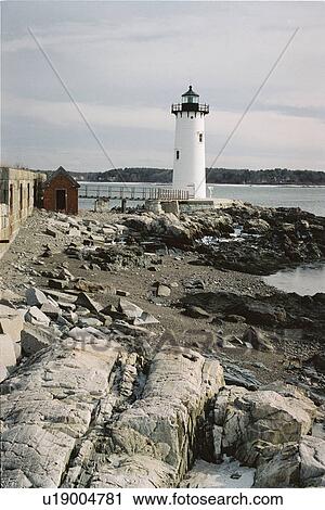 lighthouse located at Portsmouth Harbor, New Hampshire, United States View Large Photo Image Stock Image - lighthouse located at Portsmouth Harbor, New Hampshire, United States. Fotosearch