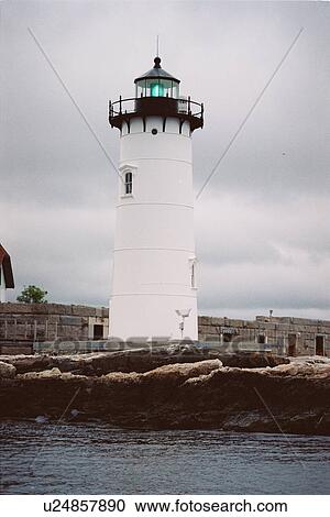 lighthouse located at Portsmouth Harbor, New Hampshire, United States View Large Photo Image Stock Image - lighthouse located at Portsmouth Harbor, New Hampshire, United States. Fotosearch