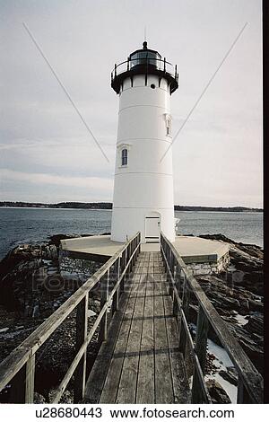 lighthouse located at Portsmouth Harbor, New Hampshire, United States View Large Photo Image Stock Image - lighthouse located at Portsmouth Harbor, New Hampshire, United States. Fotosearch