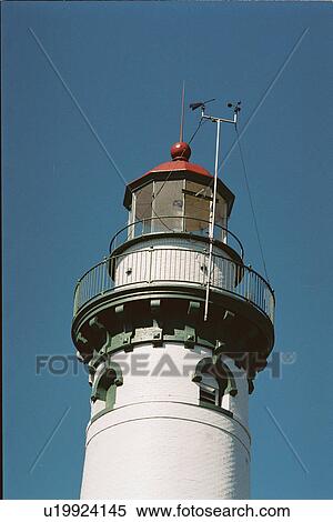 Stock Photography - lighthouse located at PresqueIsle, Michigan, United States. Fotosearch