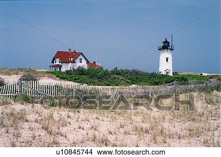 lighthouse located at Race Point, Massachusetts, United States View Large Photo Image Picture - lighthouse located at Race Point, Massachusetts, United States. Fotosearch