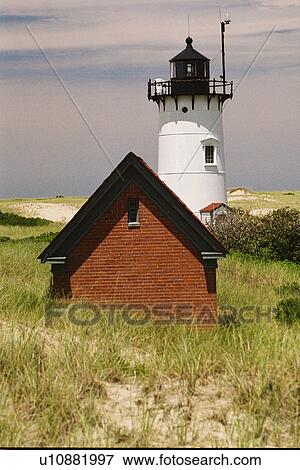 lighthouse located at Race Point, Massachusetts, United States View Large Photo Image Stock Photo - lighthouse located at Race Point, Massachusetts, United States. Fotosearch