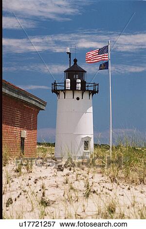 lighthouse located at Race Point, Massachusetts, United States View Large Photo Image Stock Photo - lighthouse located at Race Point, Massachusetts, United States. Fotosearch