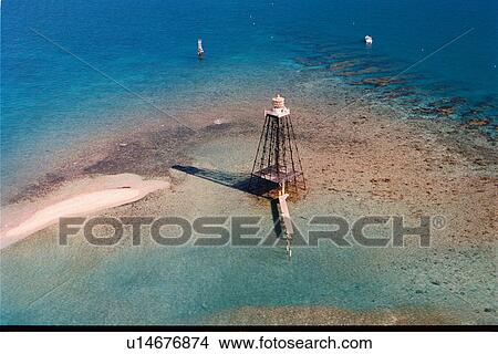 lighthouse located at SandKey, Florida, United States View Large Photo Image Picture - lighthouse located at SandKey, Florida, United States. Fotosearch