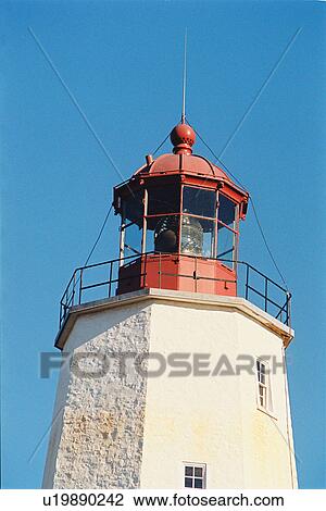 lighthouse located at SandyHook, New Jersey, United States View Large Photo Image Stock Image - lighthouse located at SandyHook, New Jersey, United States. Fotosearch