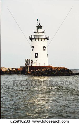 lighthouse located at SaybrookBrkwtr, Conneticut, United States View Large Photo Image Stock Image - lighthouse located at SaybrookBrkwtr, Conneticut, United States. Fotosearch