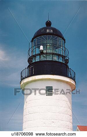 Stock Photo - lighthouse located at Sequin Island, Maine, United States. Fotosearch