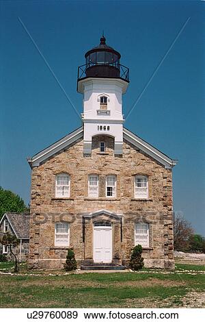 lighthouse located at Sheffield Island, Conneticut, United States View Large Photo Image Stock Photo - lighthouse located at Sheffield Island, Conneticut, United States. Fotosearch