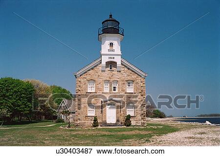 lighthouse located at Sheffield Island, Conneticut, United States View Large Photo Image Stock Photo - lighthouse located at Sheffield Island, Conneticut, United States. Fotosearch