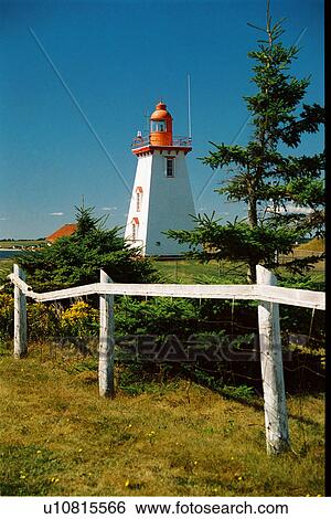 lighthouse located at SourisEast, PEI View Large Photo Image Stock Photograph - lighthouse located at SourisEast, PEI. Fotosearch