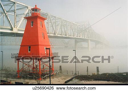 lighthouse located at SouthwestReef, Louisiana, United States View Large Photo Image Stock Photograph - lighthouse located at SouthwestReef, Louisiana, United States. Fotosearch