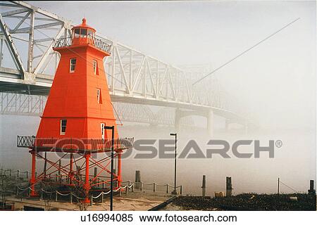 lighthouse located at SouthwestReef, Louisiana, United States View Large Photo Image Stock Photography - lighthouse located at SouthwestReef, Louisiana, United States. Fotosearch