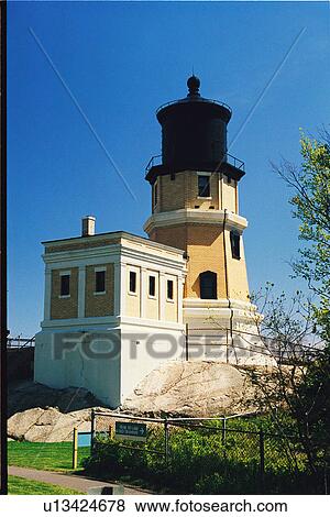 lighthouse located at SplitRock, Minnesota, United States View Large Photo Image Stock Photo - lighthouse located at SplitRock, Minnesota, United States. Fotosearch