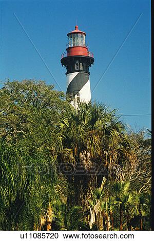 lighthouse located at St. Augustine, Florida, United States View Large Photo Image Stock Image - lighthouse located at St. Augustine, Florida, United States. Fotosearch