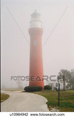 Stock Image - lighthouse located at St. Johns River, Florida, United States. Fotosearch