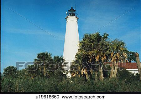 lighthouse located at St. Marks, Florida, United States View Large Photo Image Stock Image - lighthouse located at St. Marks, Florida, United States. Fotosearch