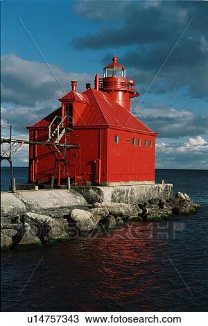 lighthouse located at St. urgeonBayNPier, Washington, United States View Large Photo Image Stock Image - lighthouse located at St. urgeonBayNPier, Washington, United States. Fotosearch