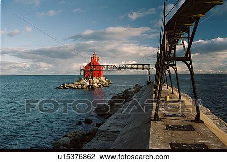 lighthouse located at St. urgeonBayNPier, Washington, United States View Large Photo Image Stock Image - lighthouse located at St. urgeonBayNPier, Washington, United States. Fotosearch