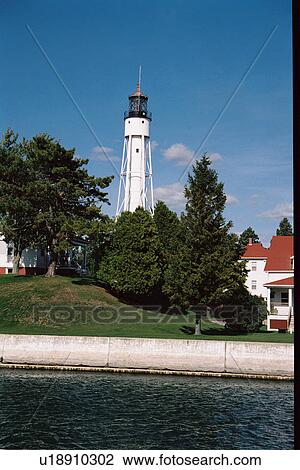 lighthouse located at St. rgnBayShipCnl, Washington, United States View Large Photo Image Stock Image - lighthouse located at St. rgnBayShipCnl, Washington, United States. Fotosearch