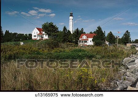lighthouse located at St. rgnBayShipCnl, Washington, United States View Large Photo Image Stock Photography - lighthouse located at St. rgnBayShipCnl, Washington, United States. Fotosearch