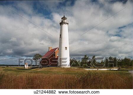 lighthouse located at Tawas Point, Michigan, United States View Large Photo Image Stock Image - lighthouse located at Tawas Point, Michigan, United States. Fotosearch