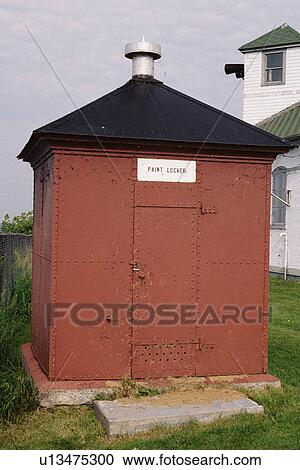 Stock Image - lighthouse located at Tibbetts Point, New York, United States. Fotosearch