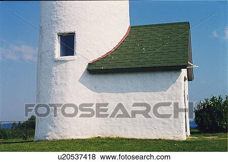 Stock Photo - lighthouse located at Tibbetts Point, New York, United States. Fotosearch