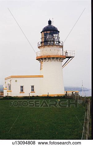 lighthouse located at TodHead, Scotland View Large Photo Image Stock Photo - lighthouse located at TodHead, Scotland. Fotosearch