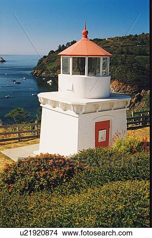 Picture - lighthouse located at TrinidadHead, California, United States. Fotosearch